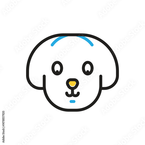 Multi color  icon for pet
