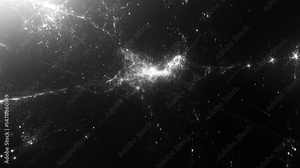 Fototapeta premium Abstract cosmic dust nebula galaxy space art