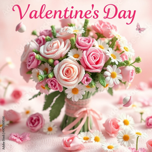 bouquet of pink roses