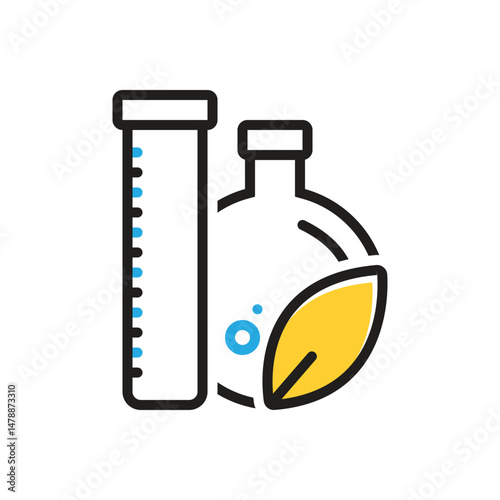 Multi color icon for biological