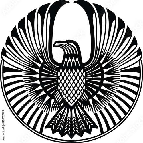 black and white tattoo design