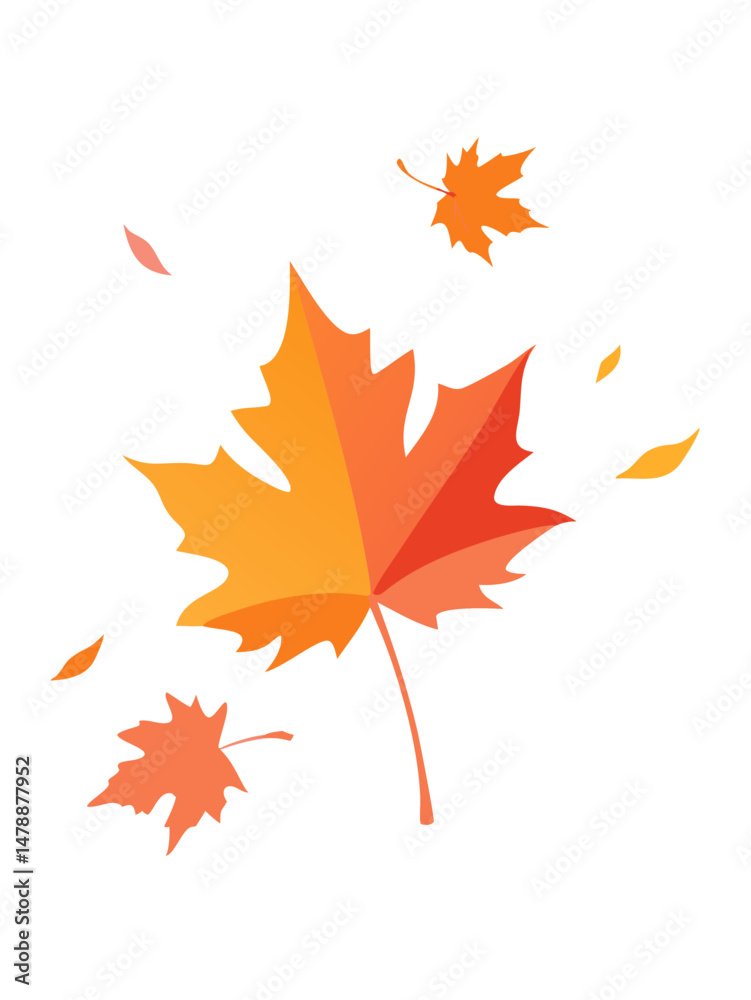 Obraz premium Vibes Collection: Minimalist Seasonal Icons of Nature, Flowers, Outdoor Activities, and Everyday Moments