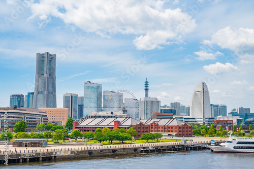 神奈川県横浜市の都市風景