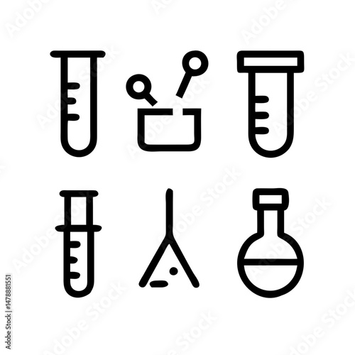 Simple Set of Science Related Vector Line Icons. Contains such Icons as Biology, Astronomy, Physics, Science Test, Lab and more. Editable Stroke. 
