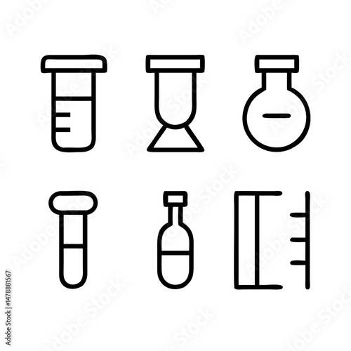 Simple Set of Science Related Vector Line Icons. Contains such Icons as Biology, Astronomy, Physics, Science Test, Lab and more. Editable Stroke. 