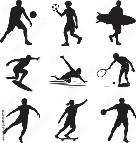 Football Player Silhouette Bundle – SVG PNG for Cricut & Sports Fans

Football Action Silhouettes – Quarterback, Tackle, and Throw Designs

Football Helmet & Ball Silhouettes – Digital Cut Files for F