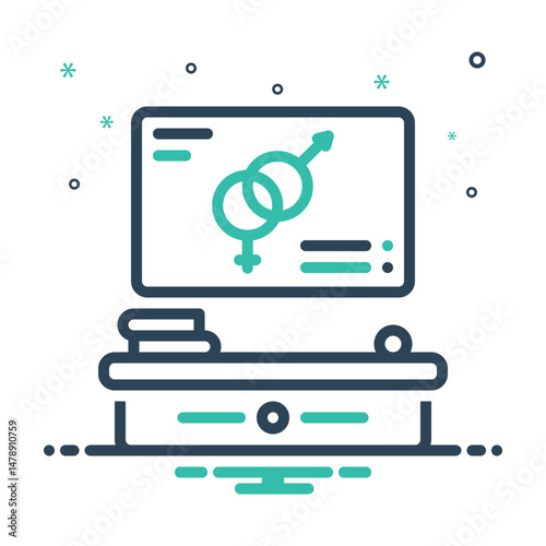 Mix icon for sex education