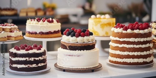 Wallpaper Mural Assortment of Beautifully Decorated Cakes Torontodigital.ca