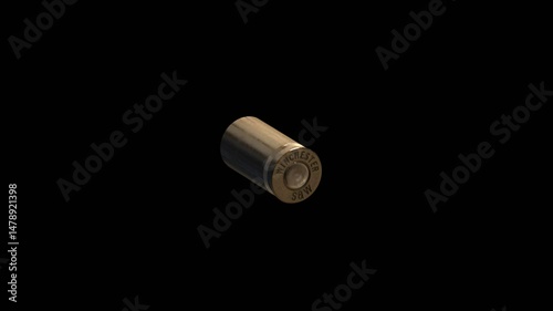 Realistic Bullet Shell Effect with Alpha Matte – Ejecting and Falling Casings VFX