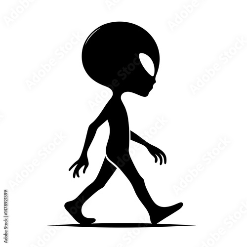 Alien on a Walk