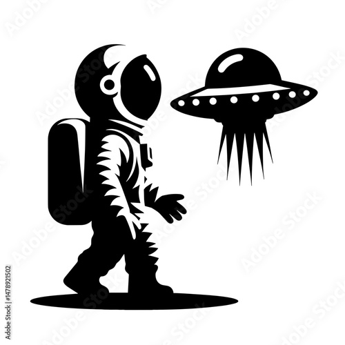 Astronaut Meets UFO
