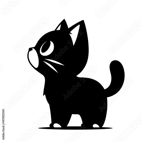 Cute Cat Watching UFO