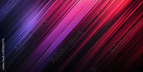 Striking Abstract Background with Diagonal Lines Gradient of Red, Purple, and Blue Hues