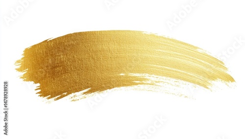 Gold paint stroke (1)