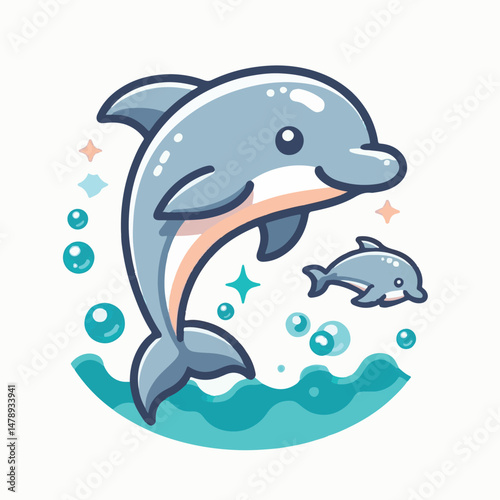 dolphin, nature, sea, ocean, fish, animal, aquatic, mammal, marine, water, blue, underwater, life, wild, swim, vector, isolated, wildlife, background, illustration, cute, fin, aquarium, fun, whale, gr