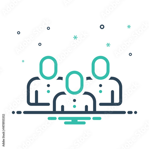 Mix icon for people