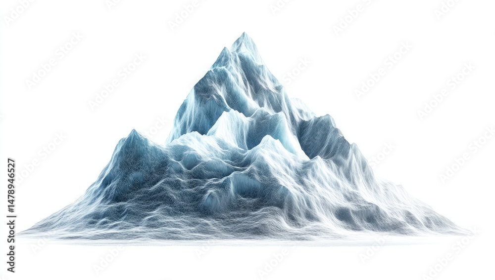 Naklejka premium Ice Mountain Majesty