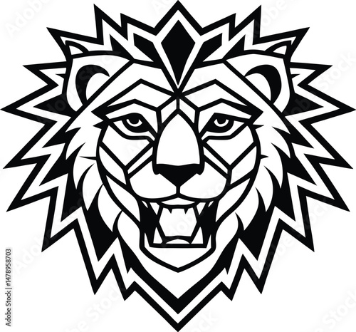 lion head tattoo