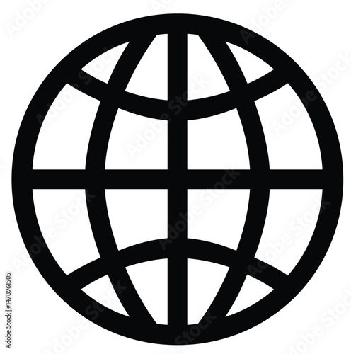Cute cartoon hand drawn vector website or internet network line art icon symbol.