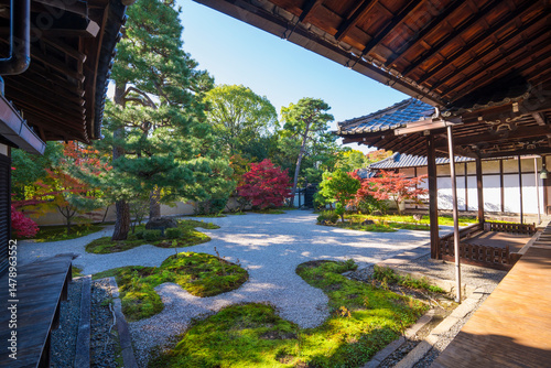 京都　廬山寺（ろざんじ）の紅葉