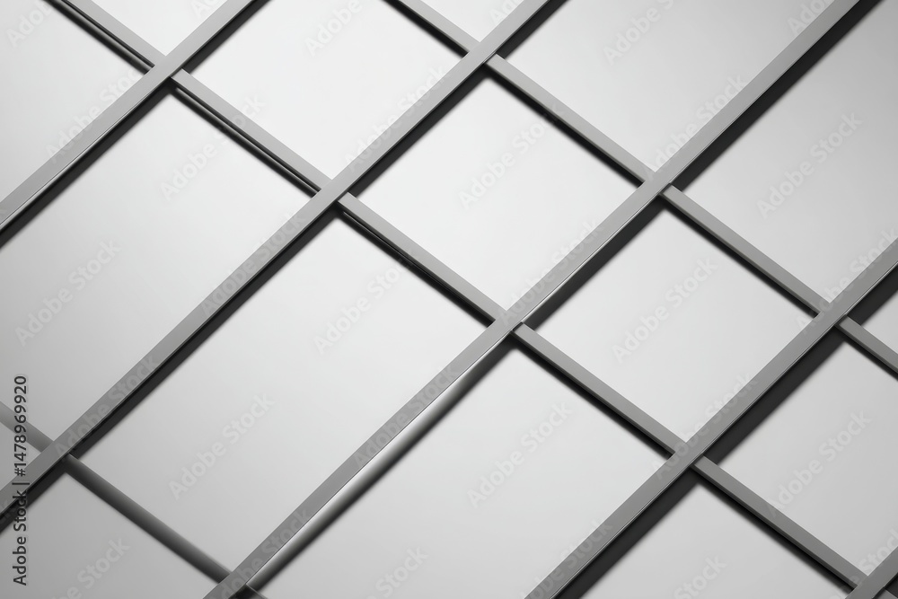 Obraz premium Geometric pattern of intersecting lines and squares.