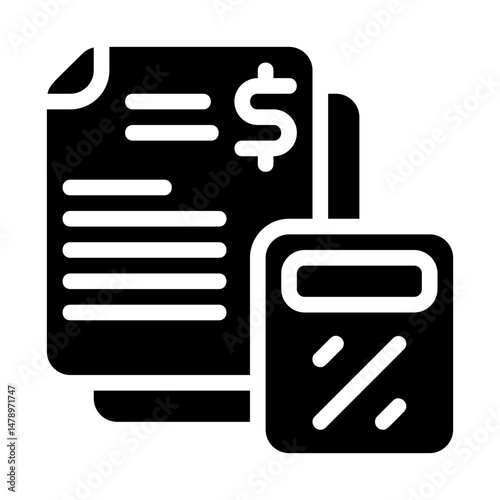 Budget planning Solid Icon