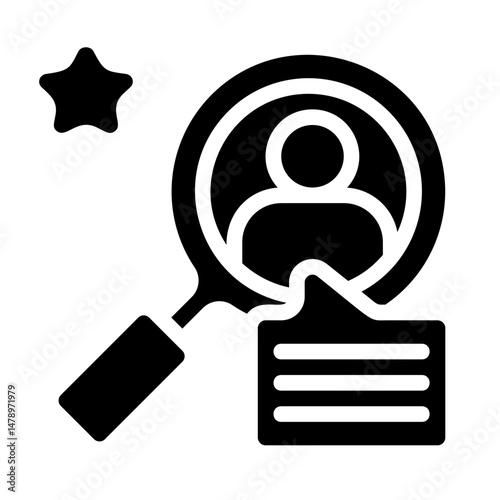 Hiring talent Solid Icon