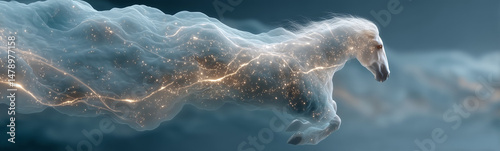 Celestial Steed: A spectral...