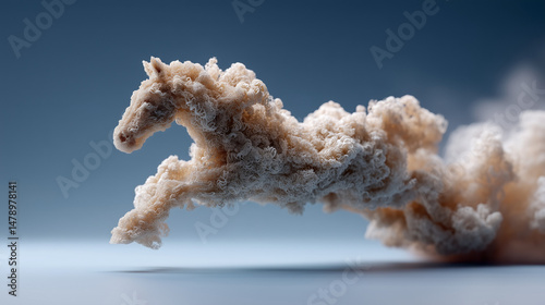Cloud Horse in Motion: A ma...