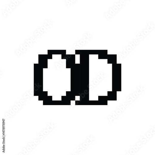 OD monogram logo design letter text name symbol monochrome logotype alphabet character simple logo