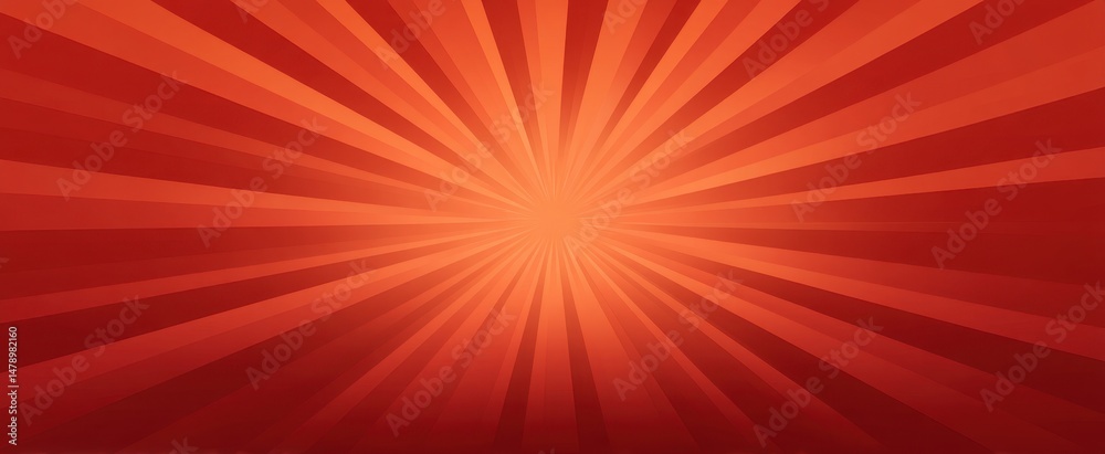 Radiant burst of vibrant crimson rays. Radiant burst of vibrant crimson rays.
