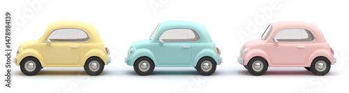Pastel-Colored Vintage Cars (1)