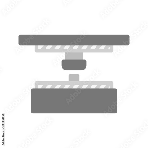 Machine Press icon vector image. Suitable for mobile apps, web apps and print media.