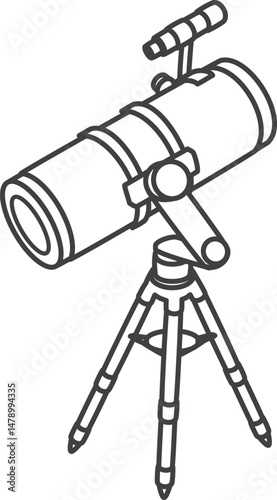 天体望遠鏡（反射式・経緯台）