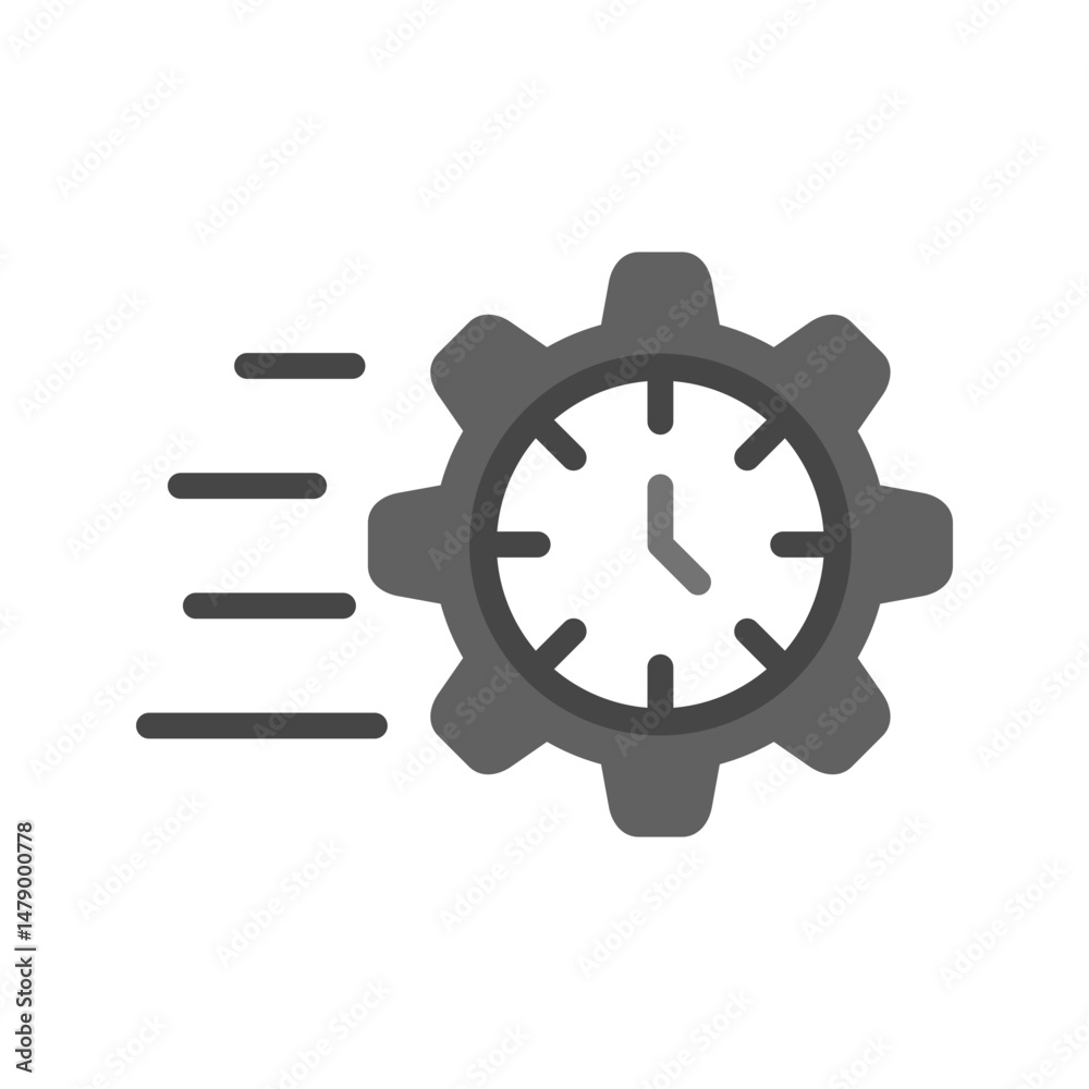 Obraz premium Time Management icon vector image. Suitable for mobile apps, web apps and print media.