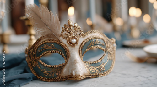 Masked Elegance: An exquisi...