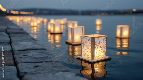 Floating Lanterns: Illumina...