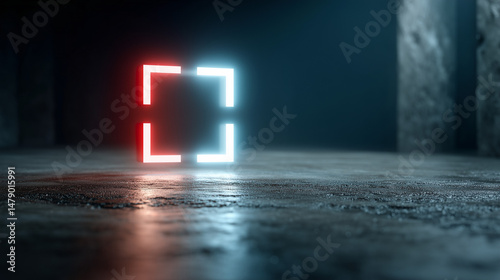 Illuminated Square: An arti...