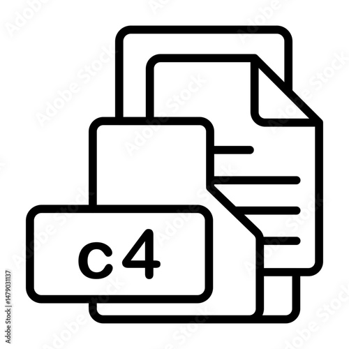 c4 Format Icon