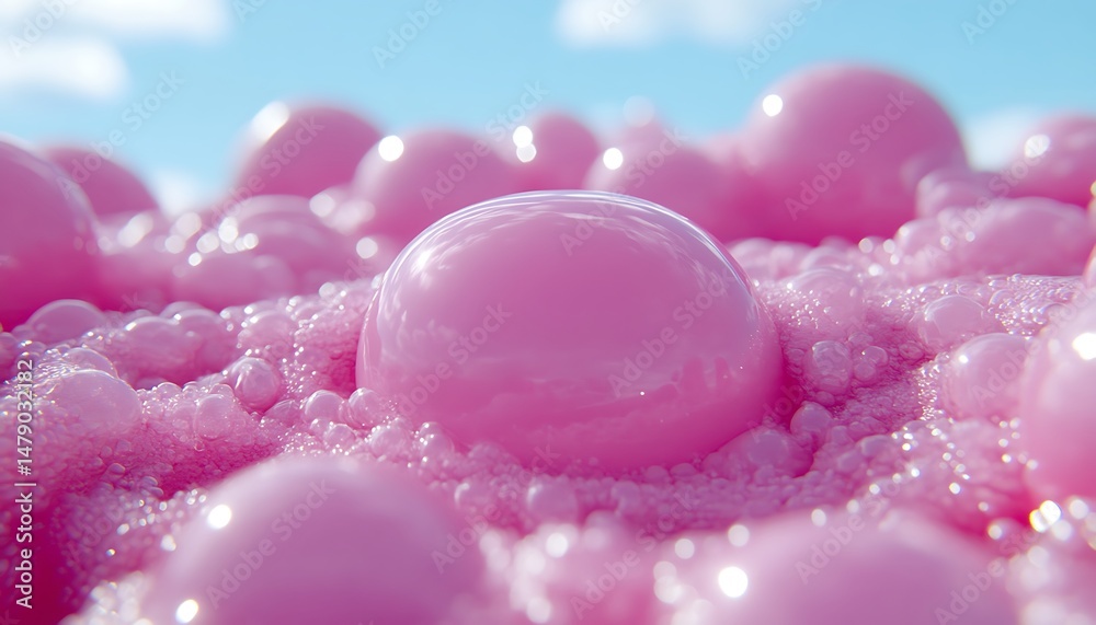 Abstract Pink Bubbles Abstract Pink Bubbles