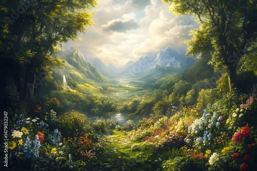 Christianity. God creates the world in six days, resting on the seventh day. (Genesis 1:1-31)