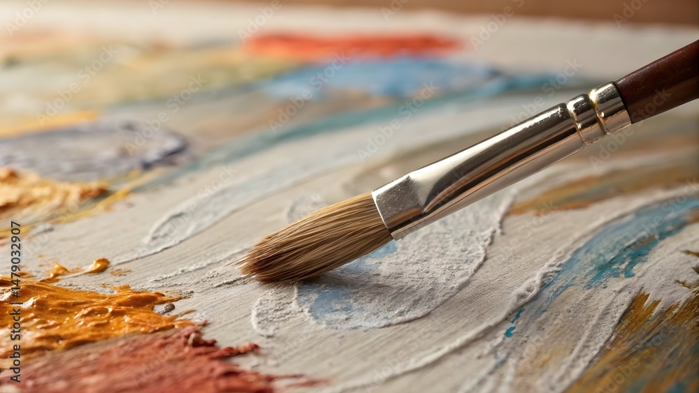 Oil Painting Brushstroke Close-Up – Artistic Texture and Canvas Detail. Oil Painting Brushstroke Close-Up – Artistic Texture and Canvas Detail.