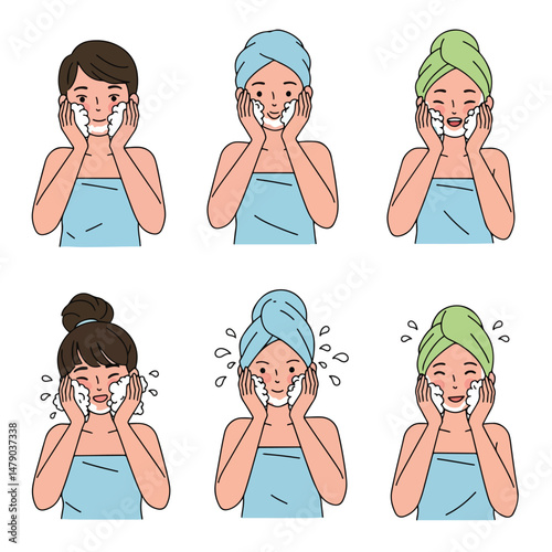 Facial cleansing collection: Skincare routines for healthy skin