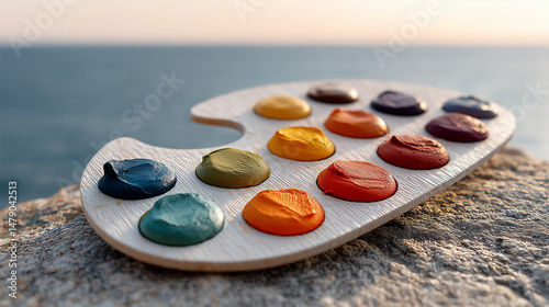 Artist's Palette by the Sea...