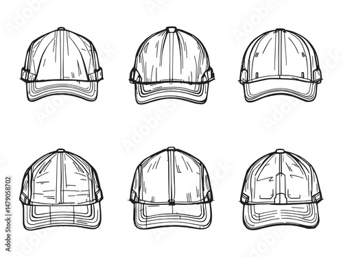 Minimal Rebar Cap Line Icons