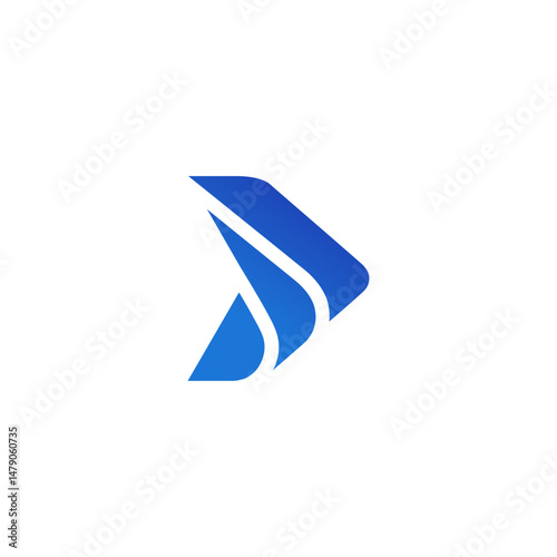 air plane logo icon letter arrow with the shape of a Jet Airplane Tail icon