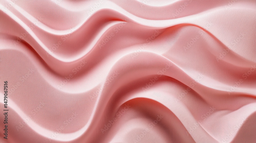 Obraz premium Abstract pink wavy texture background.