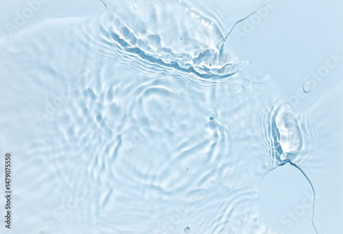 water texture ripple wave clean transparent water drops abstract blue background