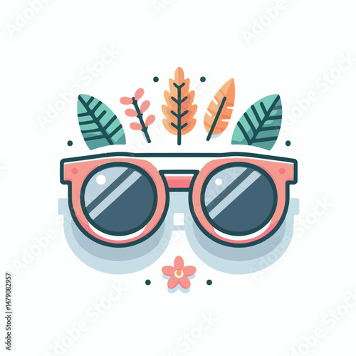 sunglasses, fashion, summer, sun, design, eye, style, glasses, accessory, black, stylish, isolated, frame, vacation, vector, retro, vision, modern, illustration, icon, cool, collection, object, protec