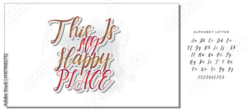 this is my happy place quote letter